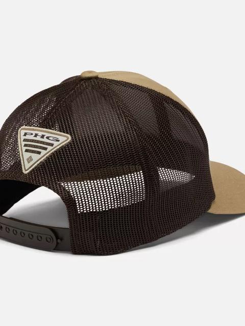 PHG Leather Game Flag™ Snap Back Cap- High Crown Sahara, Cordovan