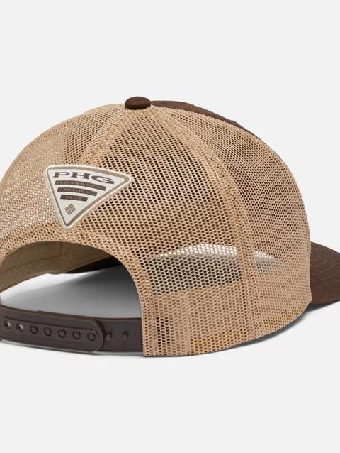 PHG Leather Game Flag™ Snap Back Cap- High Crown Cordovan, Flax