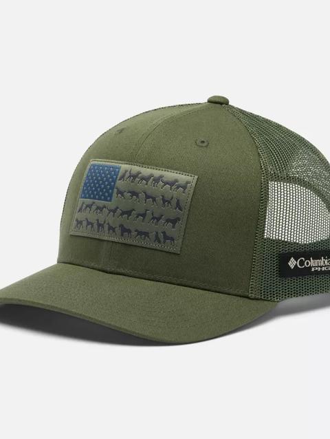 PHG Game Flag™ Mesh Snapback Surplus Green, Cypress, Dog Flag