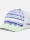 Women's Columbia™ Trucker Snapback Hat Frosted Purple Horizons Stripe Multi