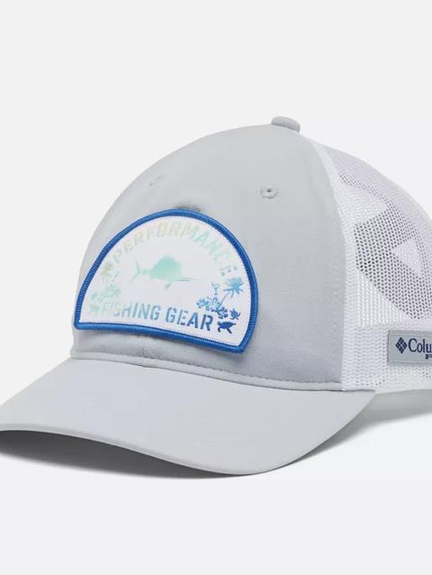 Women's PFG™ Ponytail Patch Snapback Cirrus Grey, Fish Friends