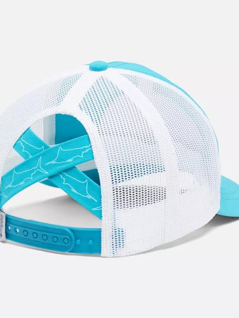 Women's PFG™ Ponytail Patch Snapback Ocean Teal, Fish Friends