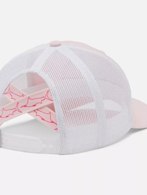 Women's PFG™ Ponytail Patch Snapback Satin Pink, Fish Friends