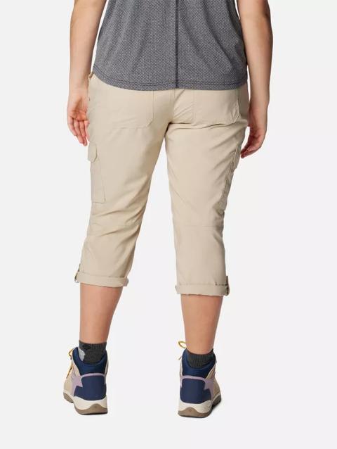 Women's Silver Ridge™ Utility Capris - Plus Size Ancient Fossil