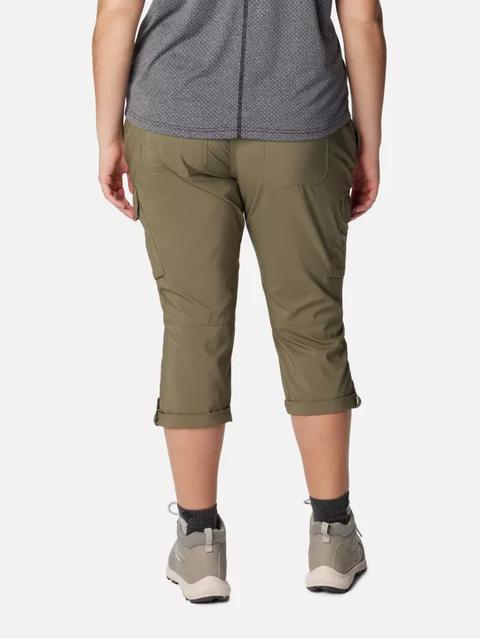 Women's Silver Ridge™ Utility Capris - Plus Size Stone Green