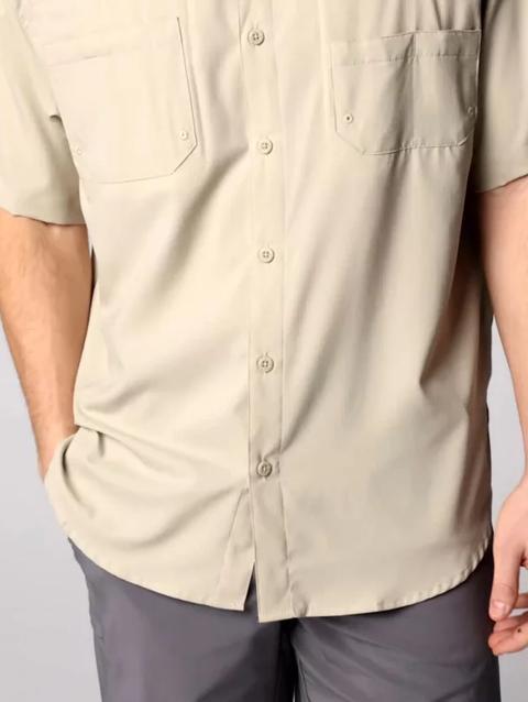 Men’s PFG Tamiami™ II Short Sleeve Shirt - Tall Fossil