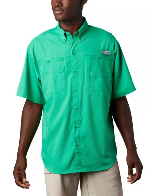 Men’s PFG Tamiami™ II Short Sleeve Shirt - Tall Dark Lime