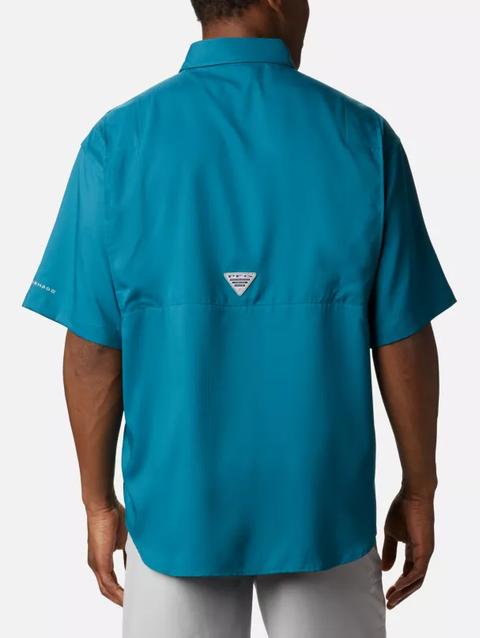 Men’s PFG Tamiami™ II Short Sleeve Shirt - Tall Aegean Blue