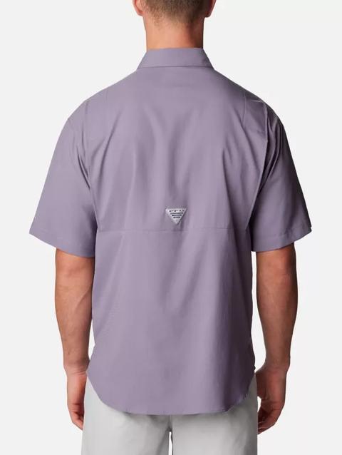 Men’s PFG Tamiami™ II Short Sleeve Shirt - Tall Granite Purple