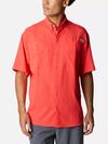 Men’s PFG Tamiami™ II Short Sleeve Shirt - Tall Red Hibiscus