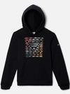 Boys' PFG™ Elements Pullover Hoodie Black, Faded Peach PFG Elements