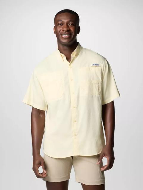 Men’s PFG Tamiami™ II Short Sleeve Shirt - Tall Lemon Wash