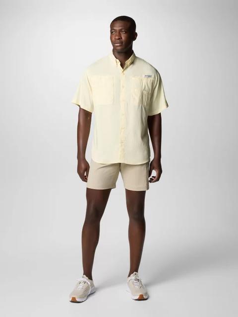 Men’s PFG Tamiami™ II Short Sleeve Shirt - Tall Lemon Wash