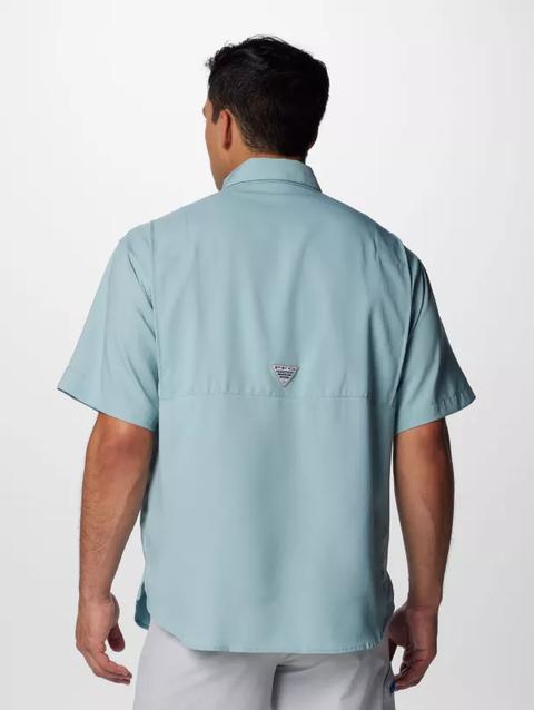 Men’s PFG Tamiami™ II Short Sleeve Shirt - Tall Crushed Blue