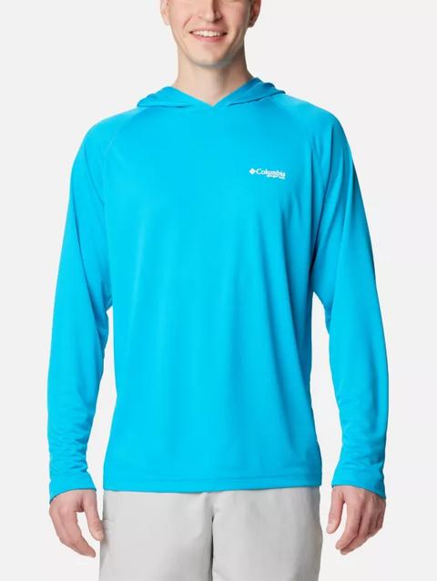 Men's PFG Solar Stream™ Hoodie Ocean Blue