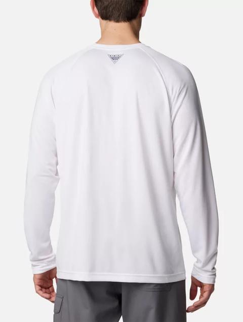 Men's PFG Solar Stream™ Long Sleeve Shirt White