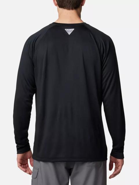 Men's PFG Solar Stream™ Long Sleeve Shirt Black