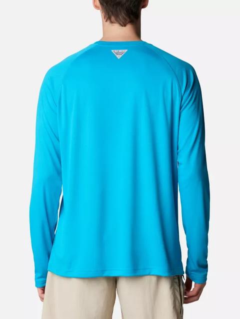 Men's PFG Solar Stream™ Long Sleeve Shirt Ocean Blue