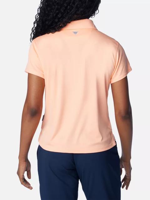 Women's PFG Tidal Tee™ Short Sleeve Polo Tiki Pink