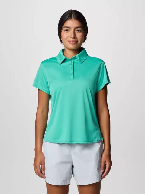 Women's PFG Tidal Tee™ Short Sleeve Polo Glaze Green