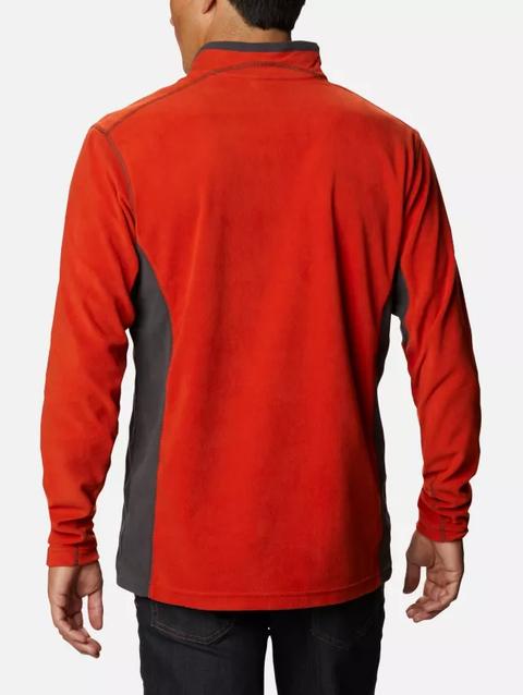 Men's Klamath Range™ II Half Zip Fleece Pullover - Big Bonfire, Shark