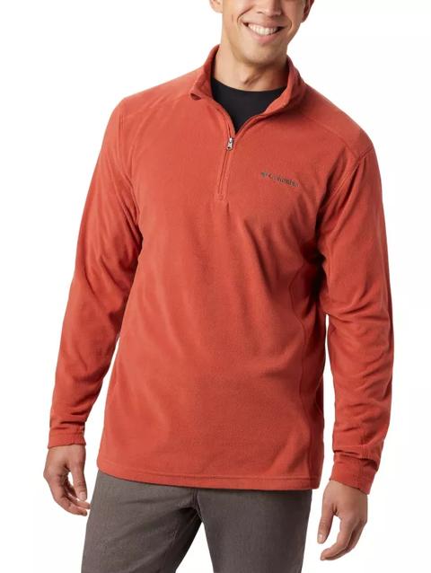 Men's Klamath Range™ II Half Zip Fleece Pullover - Big Carnelian Red