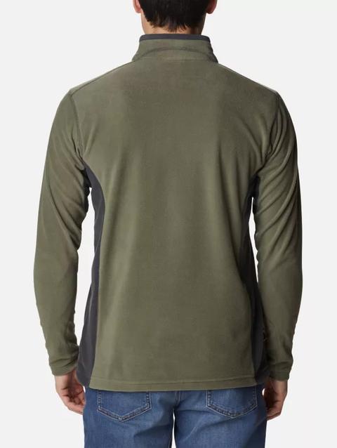 Men's Klamath Range™ II Half Zip Fleece Pullover - Tall Stone Green, Shark