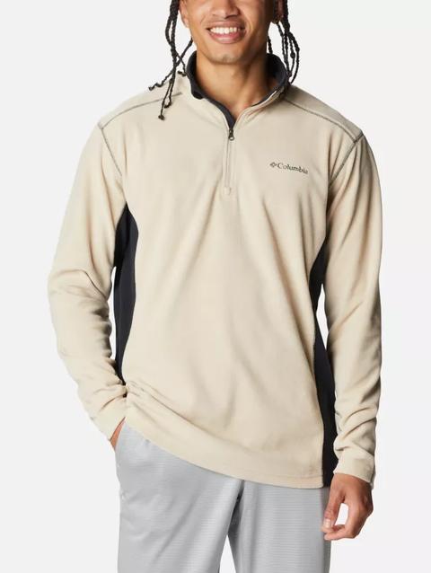 Men's Klamath Range™ II Half Zip Fleece Pullover - Tall Ancient Fossil, Black