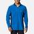 Men's Klamath Range™ II Half Zip Fleece Pullover - Tall Bright Indigo, Collegiate Navy