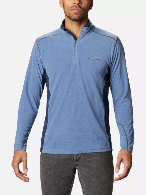 Men's Klamath Range™ II Half Zip Fleece Pullover - Tall Bluestone, Collegiate Navy