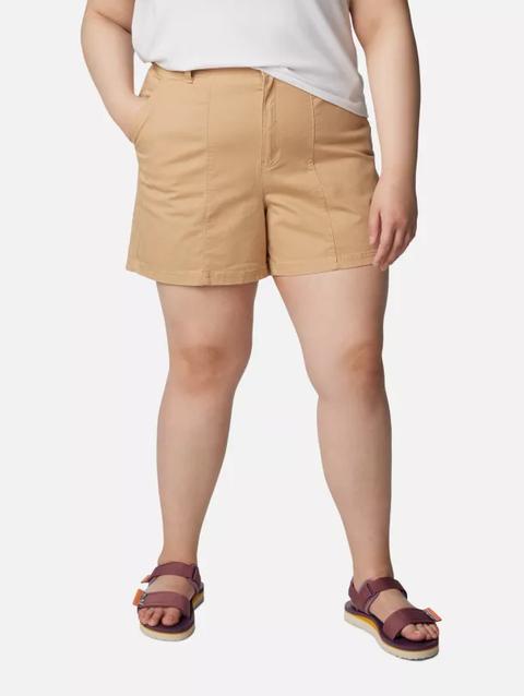 Women's Calico Basin™ Cotton Shorts - Plus Size Canoe