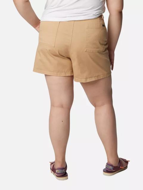 Women's Calico Basin™ Cotton Shorts - Plus Size Canoe