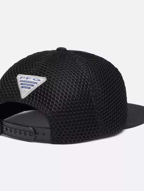 Skip Cast™ 3D Stretch Mesh Snap Back Ball Cap Black