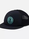 Skip Cast™ 3D Stretch Mesh Snap Back Ball Cap Black