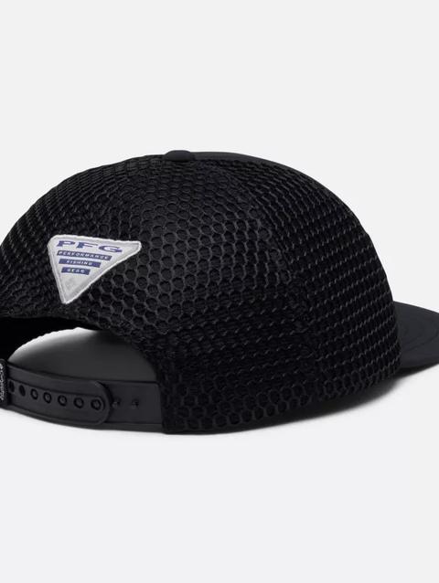 Skip Cast™ 3D Stretch Mesh Snap Back Ball Cap Black