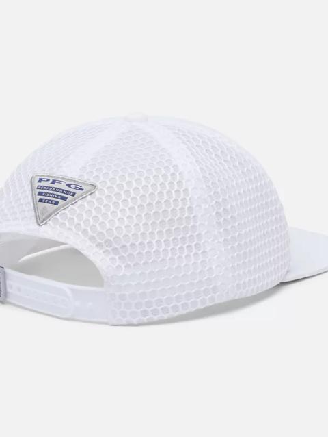 Skip Cast™ 3D Stretch Mesh Snap Back Ball Cap White