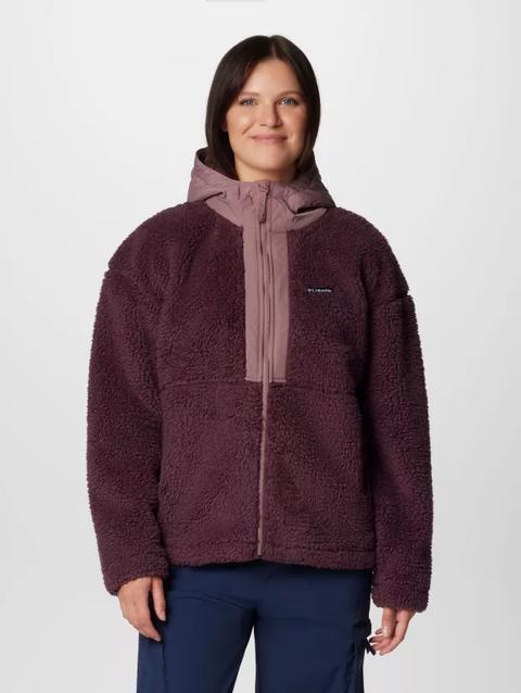 Women's Boundless Discovery™ Hooded Sherpa Jacket Moonvista, Fig