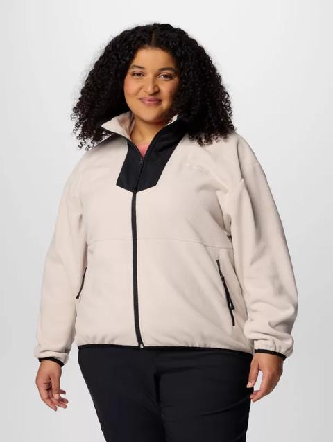 Women's Sequoia Grove™ Full Zip Fleece - Plus Size Dark Stone, Black