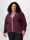 Women's Sequoia Grove™ Full Zip Fleece - Plus Size Moonvista, Fig, Pink Dawn