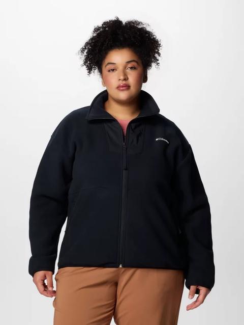 Women's Sequoia Grove™ Full Zip Fleece - Plus Size Black