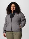 Women's Sequoia Grove™ Full Zip Fleece - Plus Size City Grey Heather, Black