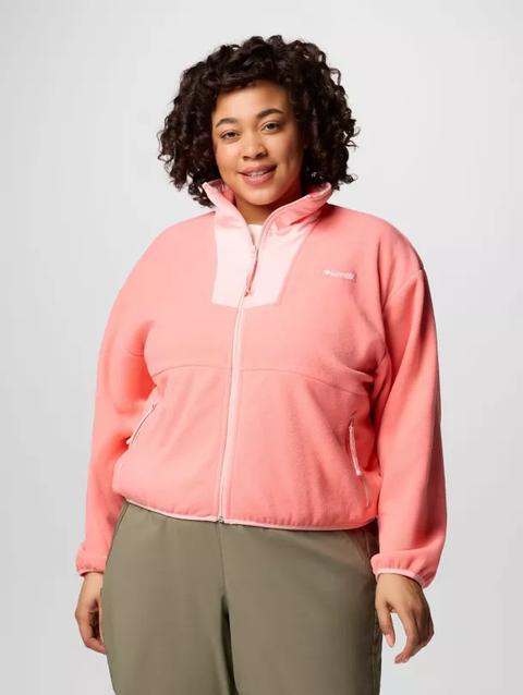 Women's Sequoia Grove™ Full Zip Fleece - Plus Size Alpenglow, Pink Sand