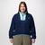 Women's Sequoia Grove™ Full Zip Fleece - Plus Size Collegiate Navy, Spray