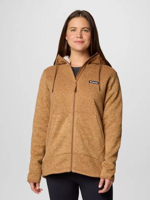 Women's Sweater Weather™ II Sherpa Full Zip Jacket Camel Brown Heather