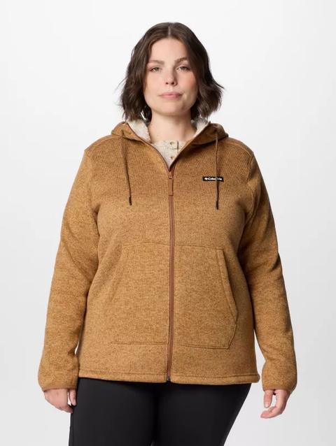 Women's Sweater Weather™ II Sherpa Full Zip Jacket Camel Brown Heather