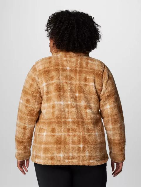 Women's West Bend™ Print Full Zip II Jacket - Plus Size Camel Brown Omblur