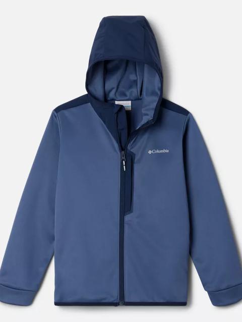 Boys' Columbia Tech™ Fleece Full Zip Hoodie Dark Mountain, Collegiate Navy