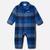 Infant Cornell Woods™ Flannel Bunting Collegiate Navy Ombre Buffalo