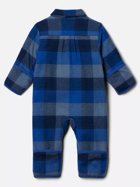 Infant Cornell Woods™ Flannel Bunting Collegiate Navy Ombre Buffalo