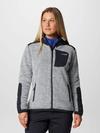 Women's Arctic Crest™ Sherpa Full Zip Fleece Jacket White, Black